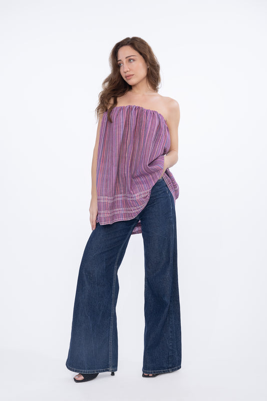 The Purple Free Flow Top