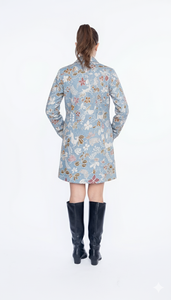 Meadowlark Hand-Painted Jacket