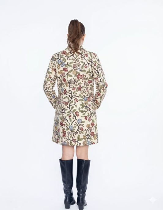 The Sundial Meadow Hand-Painted Jacket