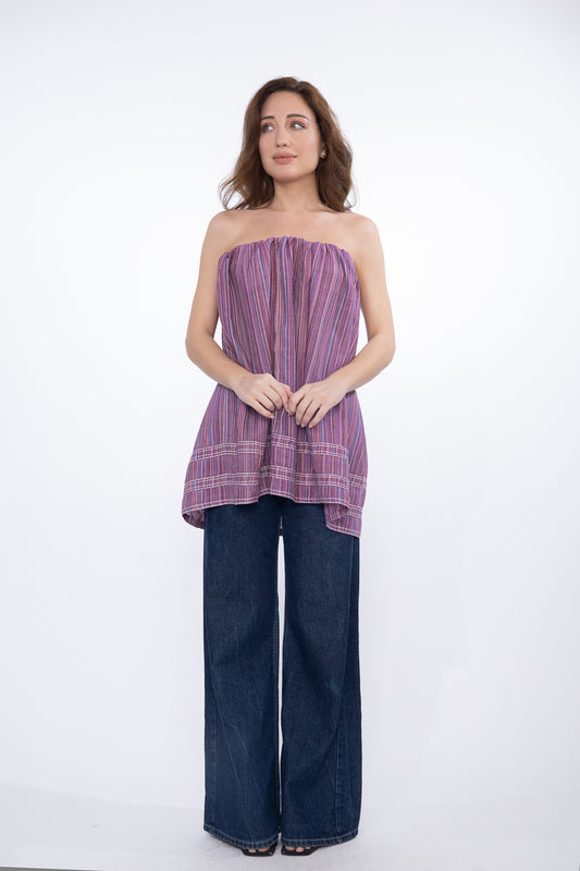 The Purple Free Flow Top