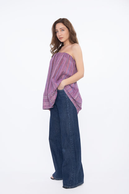 The Purple Free Flow Top