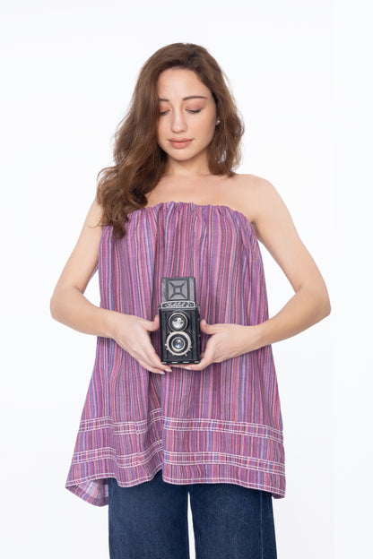 The Purple Free Flow Top