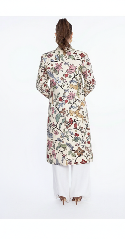 The Chanticleer Hand-Painted Coat