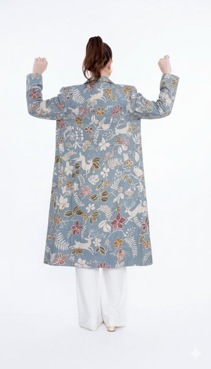 Meadowlark Hand-Painted Jacket