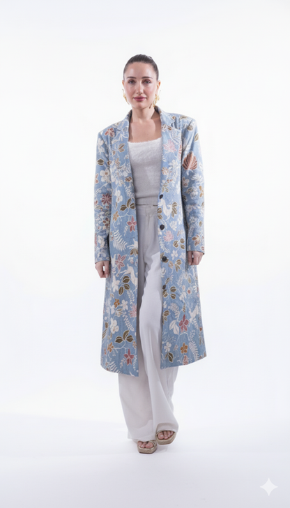 Meadowlark Hand-Painted Jacket
