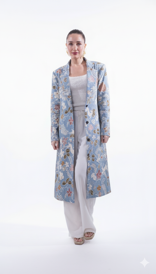 Meadowlark Hand-Painted Jacket