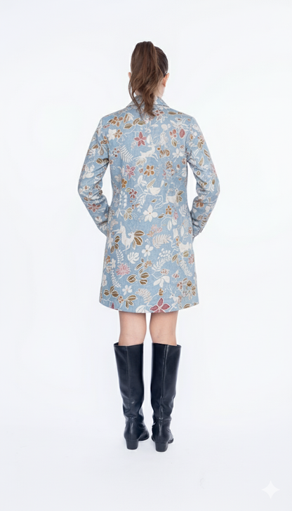 Meadowlark Hand-Painted Jacket