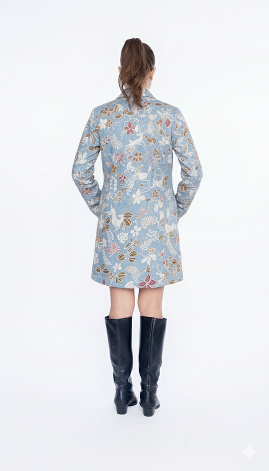 Meadowlark Hand-Painted Jacket