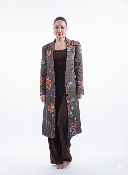 The Wildflower Hand-Painted Jacket