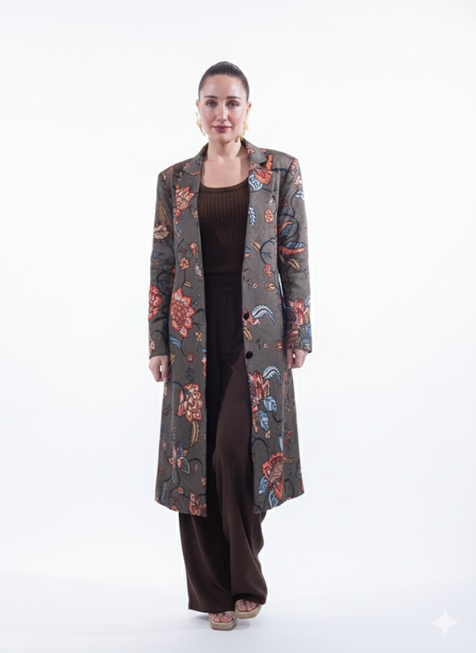 The Wildflower Hand-Painted Jacket