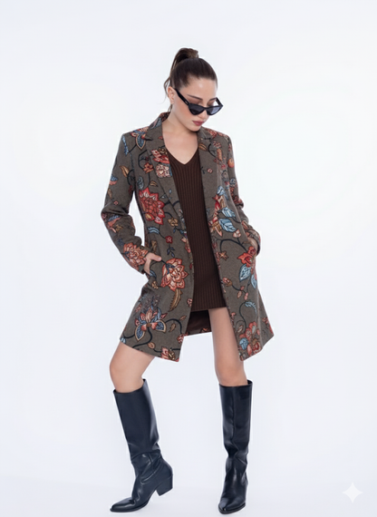 The Wildflower Hand-Painted Jacket