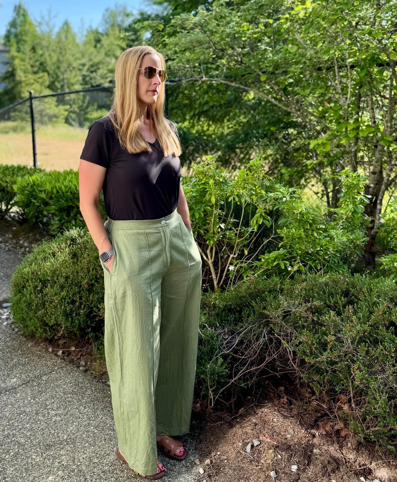 The Olive Green Handwoven Pants