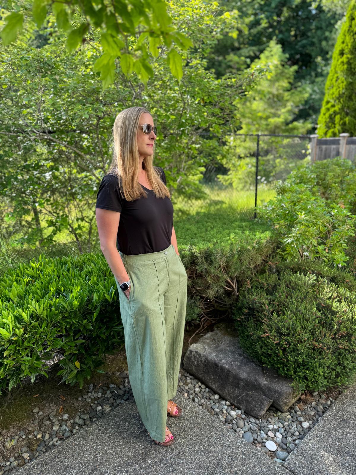 The Olive Green Handwoven Pants