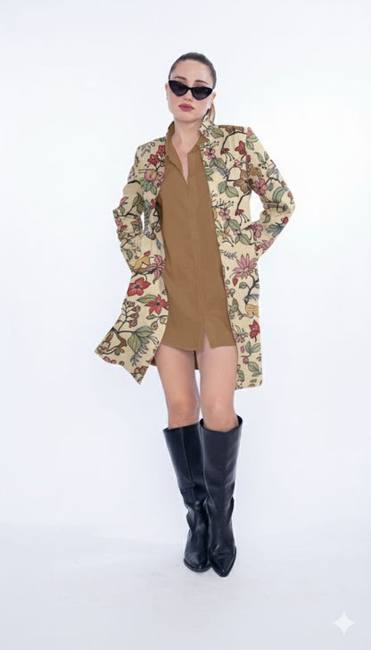 The Chanticleer Hand-Painted Coat